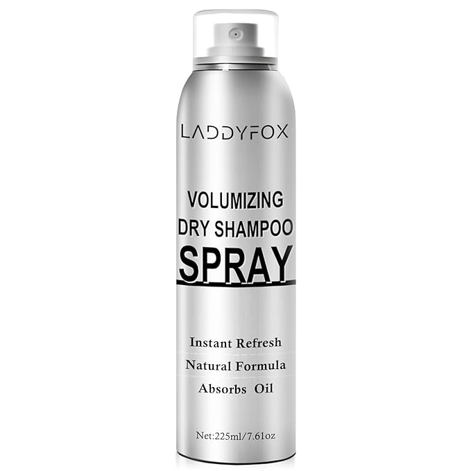 7.61Oz Hair Dry Shampoo Spray, Instantly Refreshes Hair No White Residue, Refresh Hair with Rice Starch - Absorbs Excess Oil, Oil Control and Volumizing Dry Shampoo for Women