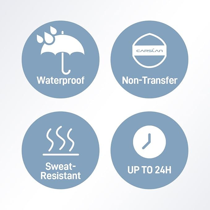 CARSLAN Soft Focus Loose Setting Powder, Waterproof, Matte, Oil Control, Shine Free, Talc-Free Face Powder Makeup, 24H Longwear Finishing Powder, 01 Translucent （Sample）