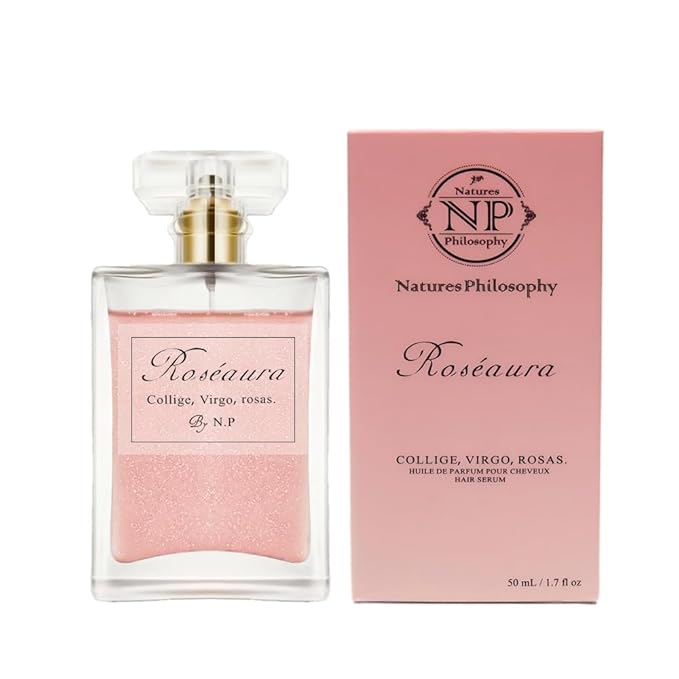 NP NATURES PHILOSOPHY Hair Perfume, Leave-in Hair Serum & Shine Spray for Women, Anti-Frizz Hair Care, Lightweight Leave-in Conditioner & Glossier Hair Perfume oils - 1.7 Fl oz