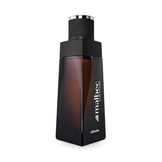 Malbec Intenso Eau De Toilette by O Boticário, Cologne For Men, Long Lasting Men's Fragrance, French Oak Barrel-Aged Red Wine & Woody Fresh Scent, 3.4 Ounce