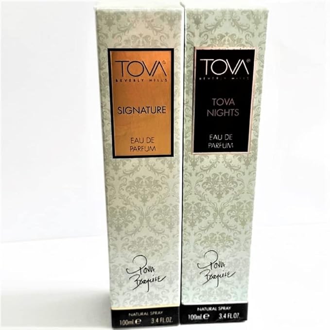 Tova Signature Eau De Parfum Spray 3.4oz & Tova Nights Eau De Parfume Spray 3.4oz Gift Set- Sealed New