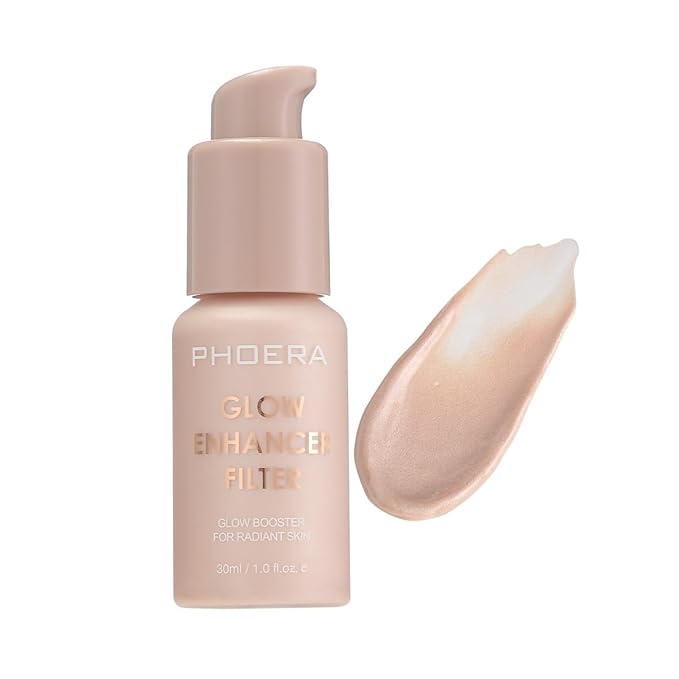 PHOERA Skin Glow Tint Foundation,Natural Radiant Longwear Filter Effect Silk Perfect Glow Flawless Foundation. (01 Fair)
