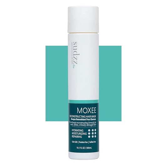 SUDZZFX Moxee Reconstructing - Hydrating Hair Mask - Deep Conditioner for Dry Damaged Hair Care - Provides Nourishment and Restores Weak, lifeless, Critically Damaged Hair 10.1 Fl Oz