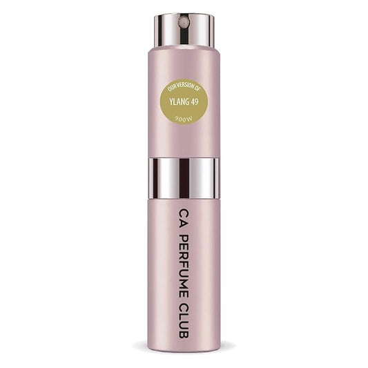 CA Perfume Impression of Ylang 49 for Women Chypre Floral Scent Long Lasting Perfumes for Women Eau De Parfum Travel Size Refillable Atomizer Spray 0.27 Fl Oz 8ml