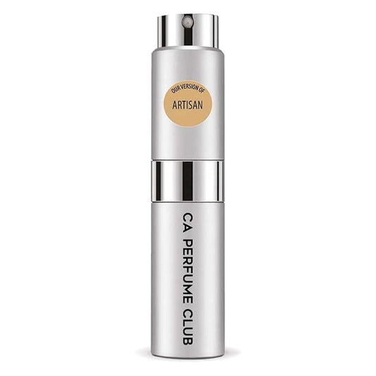 CA Perfume Impression of Artisan for Men Citrus Aromatic Scent Long Lasting Cologne for Men Eau De Parfum Travel Size Refillable Atomizer Spray 0.27 Fl Oz 8ml