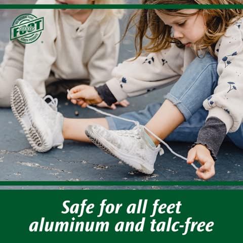 FOOT SENSE All Natural Foot & Shoe Powder, Foot Deodorant, Talc-Free, Odor Eliminator, Disinfects & Deodorizes, Long-Lasting up to 6 Months Safe for Men, Women, Kids, Athletes, 50g (4 Pack)