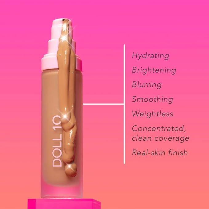 T.C.E. Super Coverage Serum Full Coverage Foundation Makeup for Mature Skin – Hydrating Formula w/Peptides – Full Coverage Makeup – Clean, Vegan, Cruelty-Free - 60 Day Supply - (Light/Medium)