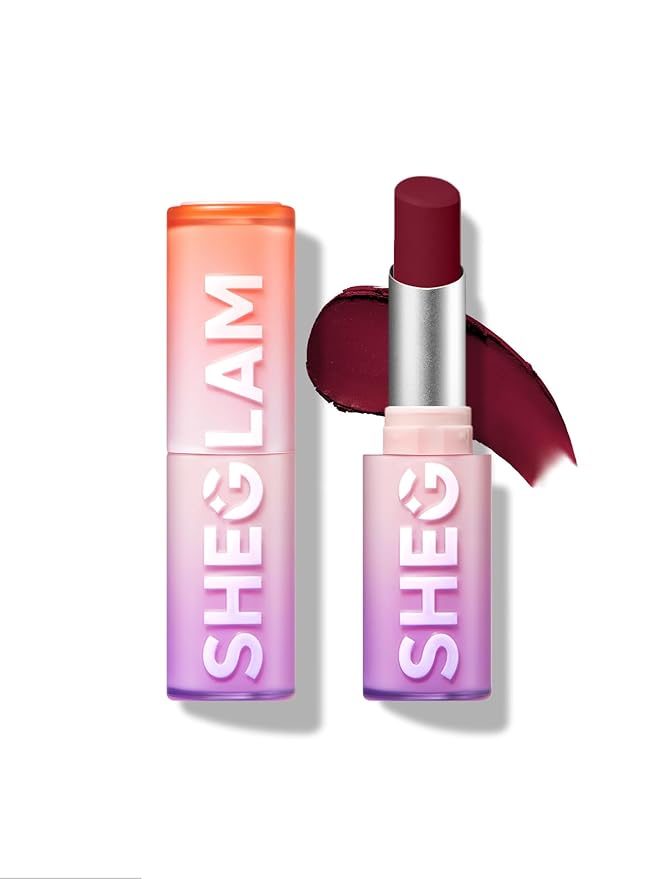 SHEGLAM Dynamatte Boom Waterproof Matte Lipstick Long Lasting Transfer Proof Lip Stick - Stronger Than Ever