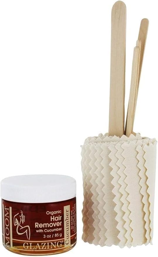 MOOM - Organic Sensitive Formula Hair Remover with Cucumber for Bikini and Brazalian - 3 oz (Pack of 2) - Made In Canada