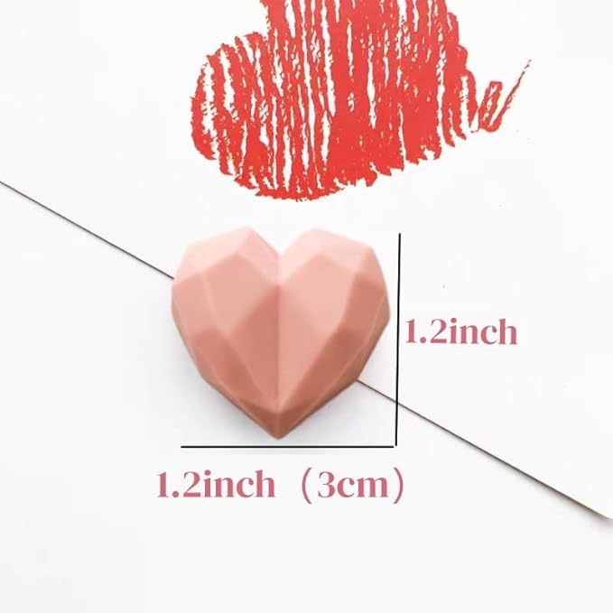 Chulan Hard Wax Beads, 1000g Heart Unscented Waxing Bead for Sensitive Skin, Hypoallergenic Wax Beans for Coarse Hair Removal, Body, Brazilian Waxing, Facial, Bikini, Legs, Armpits Women Home Pink