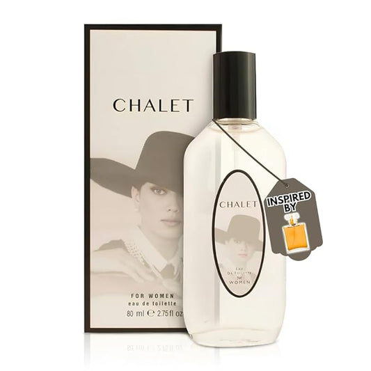 American Collection Perfume for Women – INSPIRED by A WORLD RENOWED WOMEN'S PERFUME – Freesia, Sage, Jasmine, Amber – Elegant, Fresh, Signature Scent, Long-Lasting Eau De Toilette 80 ml (Chalet 2)