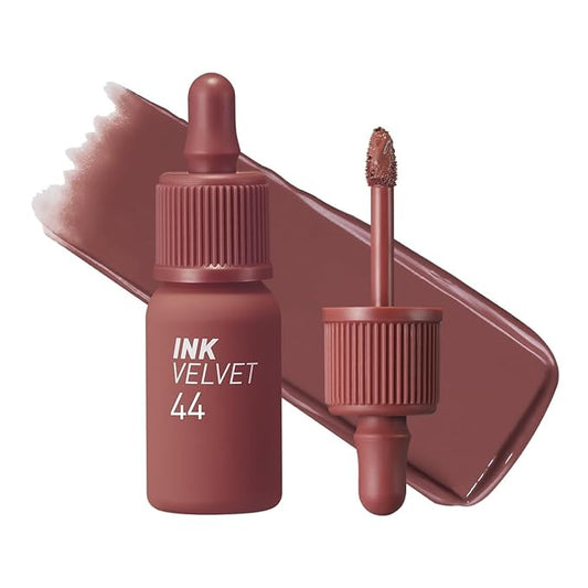 Peripera Ink the Velvet Lip Tint - High Pigment Color, Longwear, Weightless, Not Animal Tested, Gluten-Free, Paraben-Free (044 CHESTNUT NUDE)