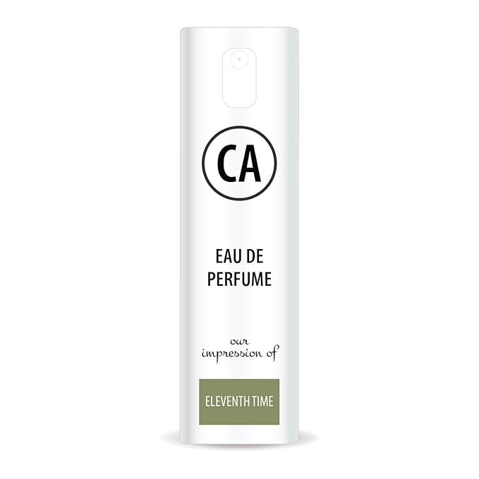 CA Perfume Impression of Eleventh Time Unisex Eau De Parfum Woody Aromatic Scent Long Lasting Unisex Fragrance Travel Size TSA Ready for Day and Night Wear 0.33 Fl Oz 10ml