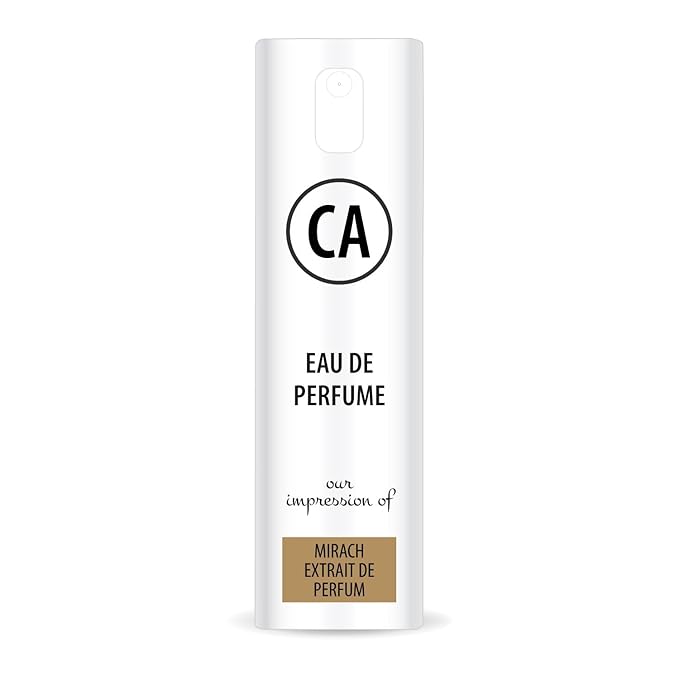 CA Perfume Impression of Mirach Extrait De Parfum Unisex Eau De Parfum Vanilla Scent Long Lasting Unisex Fragrance Travel Size TSA Ready for Day and Night Wear 0.33 Fl Oz 10ml