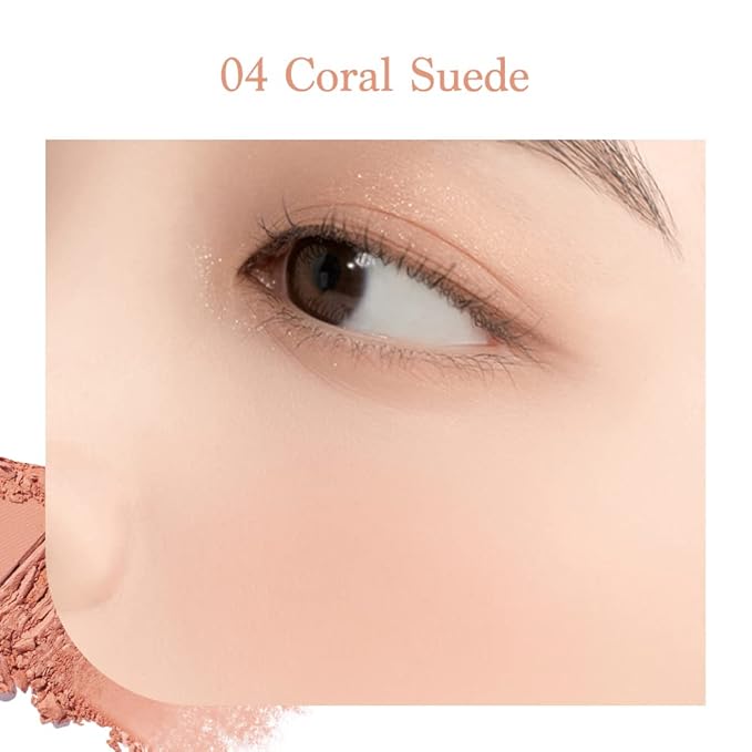 Dasique Blending Mood Cheek #04 Beige Knit l Vegan, Cruelty-Free l 4 Blendable Shades in Lightweight, Long-lasting, Smooth Powder