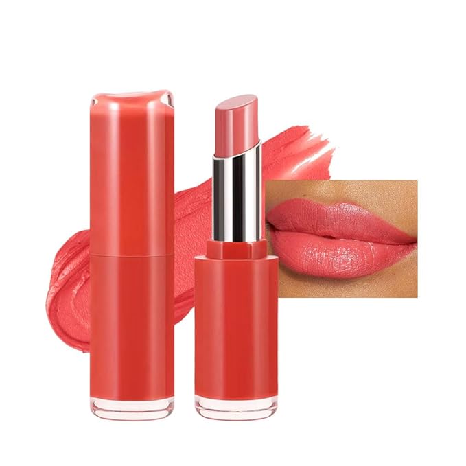 Matte Creamy Lipstick for Women, Long Lasting Waterproof Velvet Lipstick, Lip Stick Crayon Buildable Blendable Creamy Color, Moisturizing Longwear Lip Makeup 03#