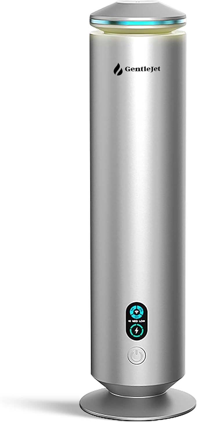 MajesticMist Waterless Essential Oil Diffuser - Aluminum Aromatherapy Scent Diffusers for Home, Room & Hotel, Quiet Aroma Diffuser 4oz, Remote Control, USB-C Powered, LED Display, 1000sq.ft