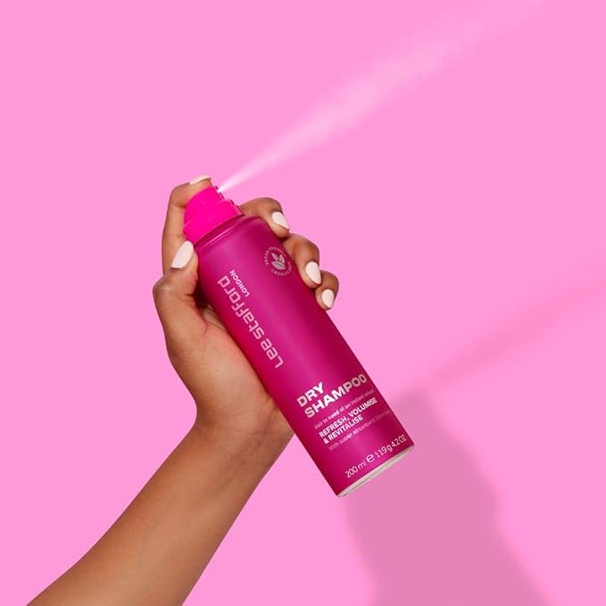 Lee Stafford Dry Shampoo | Styling - Instant Hair Refresh, Volumizing Powder Spray, Adds Volume, Absorbs Oil, Sweat & Dirt between Washes for a Clean Look, Blonde & Brunette Friendly Hairspray, 4.2 Oz