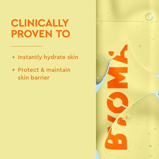 BYOMA Creamy Jelly Cleanser - Hydrating Facial Cleanser for Skin Barrier Repair -Tri-Ceramide Face Wash for Sensitive Skin & All Skin Types - Gently Removes Makeup & Excess Oil - 5.91 fl oz