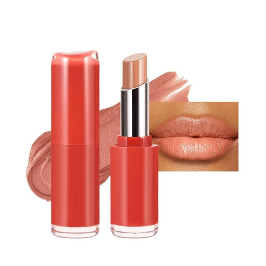 Matte Creamy Lipstick for Women, Long Lasting Waterproof Velvet Lipstick, Lip Stick Crayon Buildable Blendable Creamy Color, Moisturizing Longwear Lip Makeup 01#