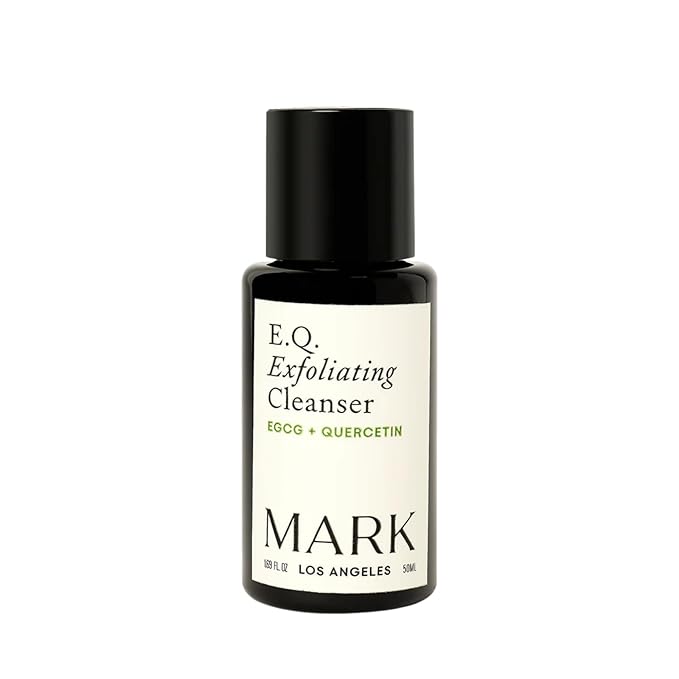 EQ Exfoliating Cleanser - EGCG + Quercetin - Gentle Face & Body Scrub - Cleanse & Exfoliate Skin - For Redness & Blemishes - With Squalene Oil & Ultra-Fine Walnut Shells -1.69 fl oz