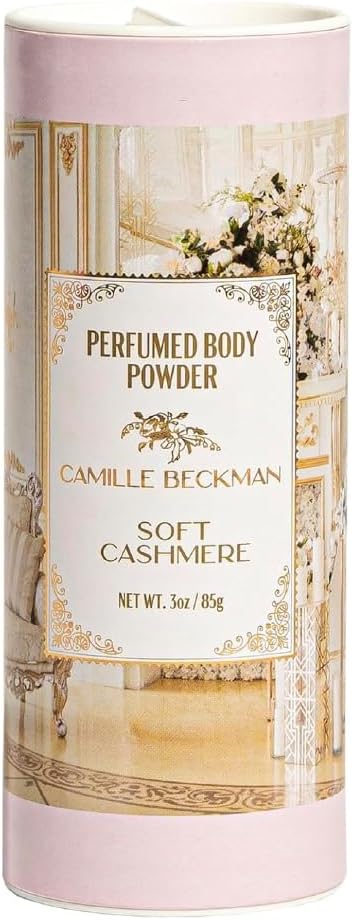 Soft Cashmere Scented Talc-Free Body Powder, Perfumed Body Powder, Camille Beckman, 3 Ounce