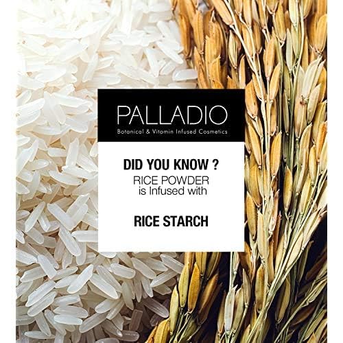 Palladio Rice Powder, Warm Beige, Loose Setting Powder, Absorbs Oil, Leaves Face Looking and Feeling Smooth, Helps Makeup Last Longer For a Flawless, Fresh Look