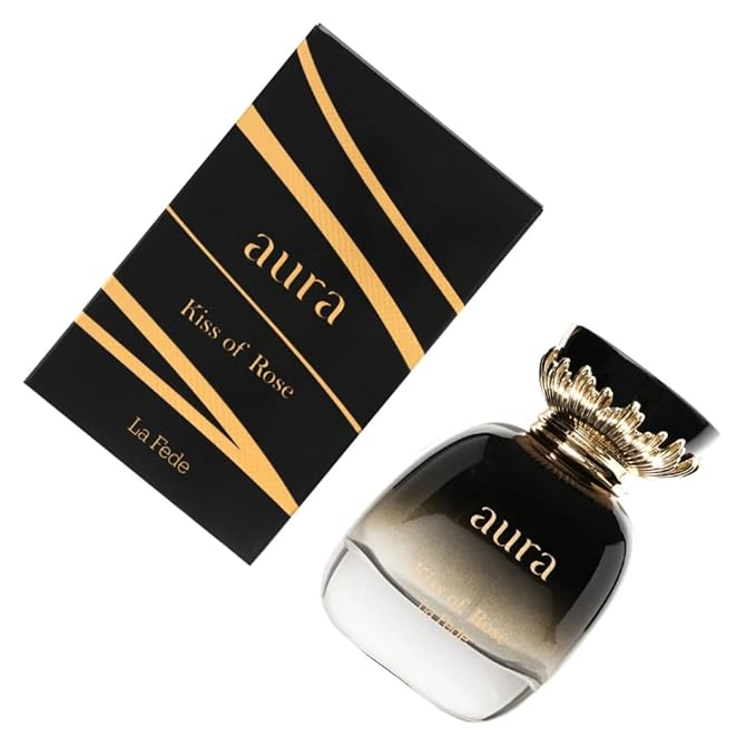 La Fede Aura Kiss Of Rose Arabian Perfume For Women 100ML (3.4 OZ) Eau De Parfum Spray, Long Lasting Perfume Enjoy the Luxurious & Sophisticated Fragrance With Fruity Scent for All Occasions