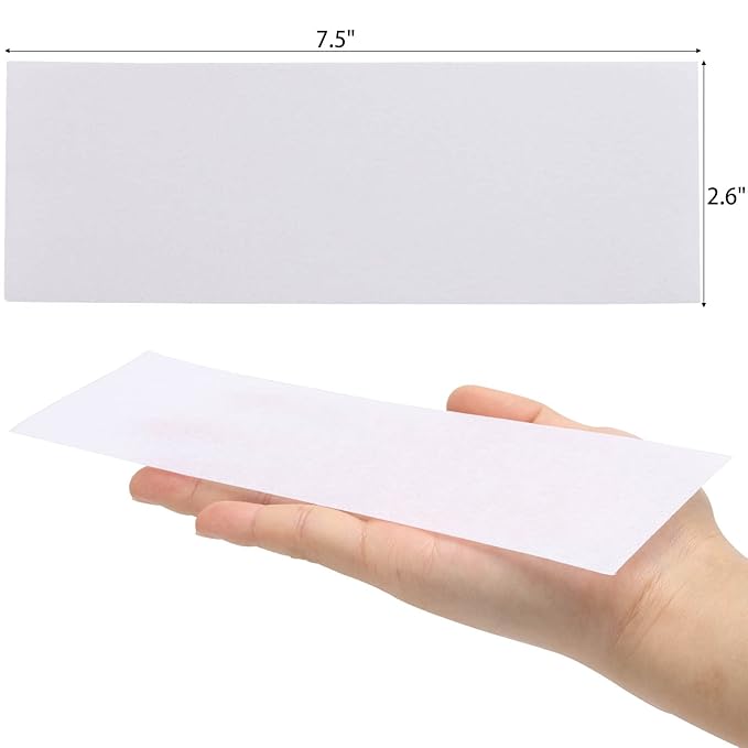 400 Pieces Large Non Woven Wax Strips 7.5 x 2.6 Inches Body and Facial Hair Removal Waxing Strips Soft Waxing Paper Sheets