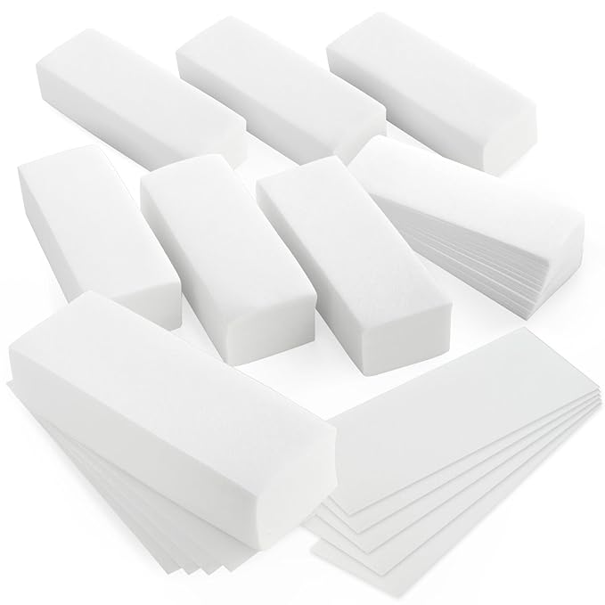 Juvale 800-Pack Wax Strips for Body and Facial Hair Removal - Non-Woven Depilatory Paper Sheets, Customizable Size, Smooth Surface, and Disposable (7.85x2.7 in)