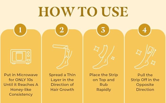 MOOM - Organic Sugar Wax Hair Removal Kit for Underarm, Face & Bikini, Infused with Tea Tree Oil, Includes Wax Strips & Sticks, Ideal for Sensitive Skin - 6 oz