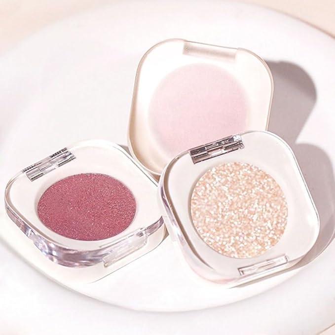 Pearlescent mini Eyeshadow Highly Pigmented Blend Matte & Shimmer EyeShadow,Cream Moisturizing Waterproof&Long Lasting Eye Makeup Natural Luminous Makeup Look (B11, 1 Count (Pack of 1))