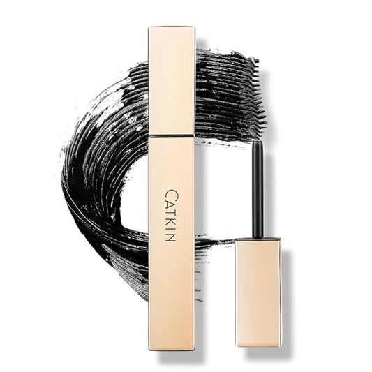 CATKIN Lash Lengthening Mascara, Volumizing & Lengthening, Very Black, Clump-Free, Long Lasting Waterproof Formula for Dramatic Long Lashes 7.5g