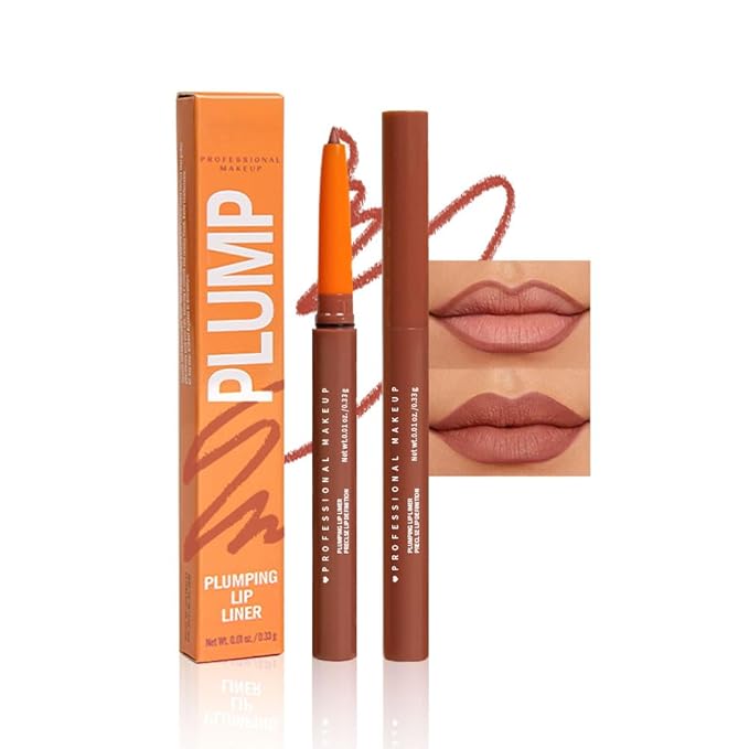 Retractable Lip Liner Pencil for Shaping & Sculpting Lips,Creamy Matte Gel Crayon Lip Liner Pencil delineador de labios,Long Lasting Waterproof Lipstick LipLiner (06#, 1 Count (Pack of 1))