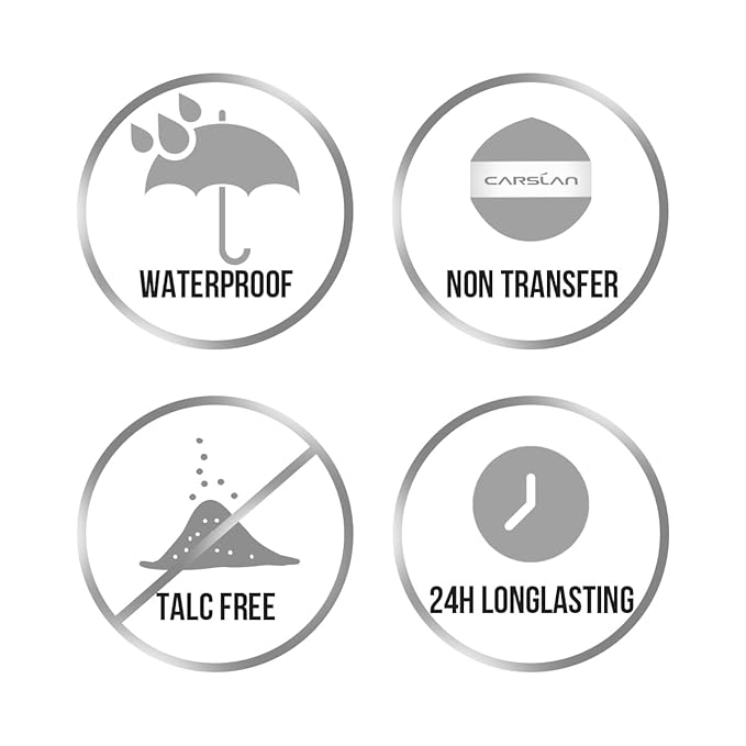 CARSLAN Soft Focus Loose Setting Powder, Waterproof, Matte, Oil Control, Shine Free, Talc-Free Face Powder Makeup, 24H Longwear Finishing Powder, 01 Translucent For Dry