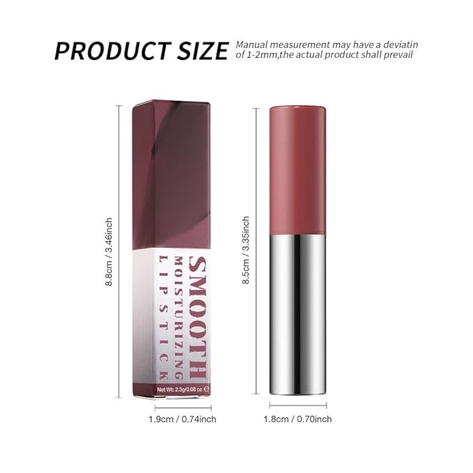 Deep Rosewood Matte Lipstick Crayon – Waterproof Long Lasting Lip Liner Pencil, High Pigment Creamy Velvet Lipstick, Non-Drying Lip Color for Women, 04#