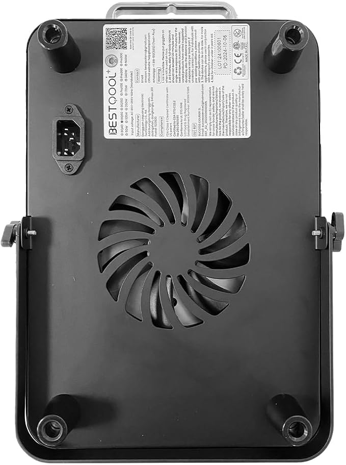 BestQool Red Light Therapy, Dual Chip Clinical Grade LED Device with Near-Infrared Light 660nm 850nm High Power Panel, Ideal for Body, Face, Recovery, Improve Sleep, Skin Health, 105W (Black 60)