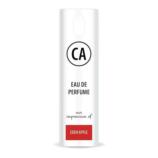 CA Perfume Impression of Eden Apple Unisex Eau De Parfum Floral Fruity Scent Long Lasting Unisex Fragrance Travel Size TSA Ready for Day and Night Wear 0.33 Fl Oz 10ml