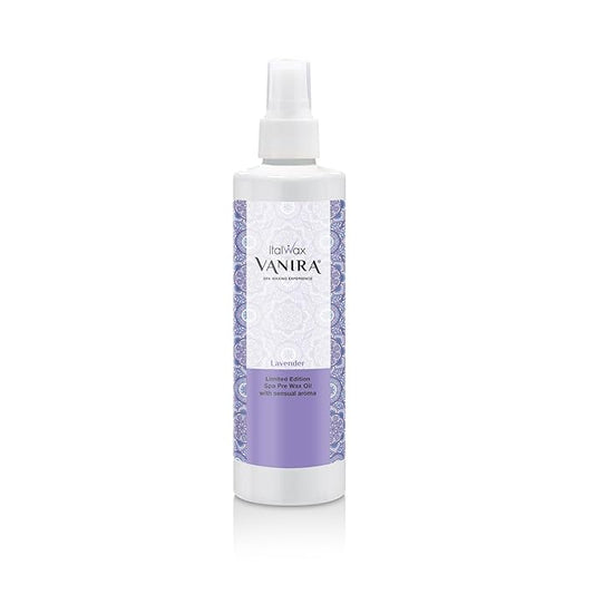 Italwax Vanira Pre waxing oil - 250ml / 8,45fl.oz - Special for SPA waxing procedure - Lavender aroma
