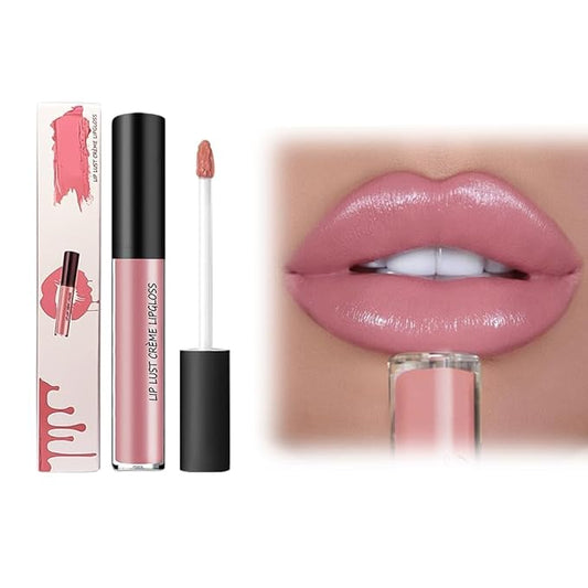 12 Color Cream Lip Gloss, 2025 New Long-Lasting Moisturizing Velvet Lip Lipstick, Waterproof, Non-Fading, Hydrating Tint Natural Jelly Lipstick Suitable for Girls and Women (#3)