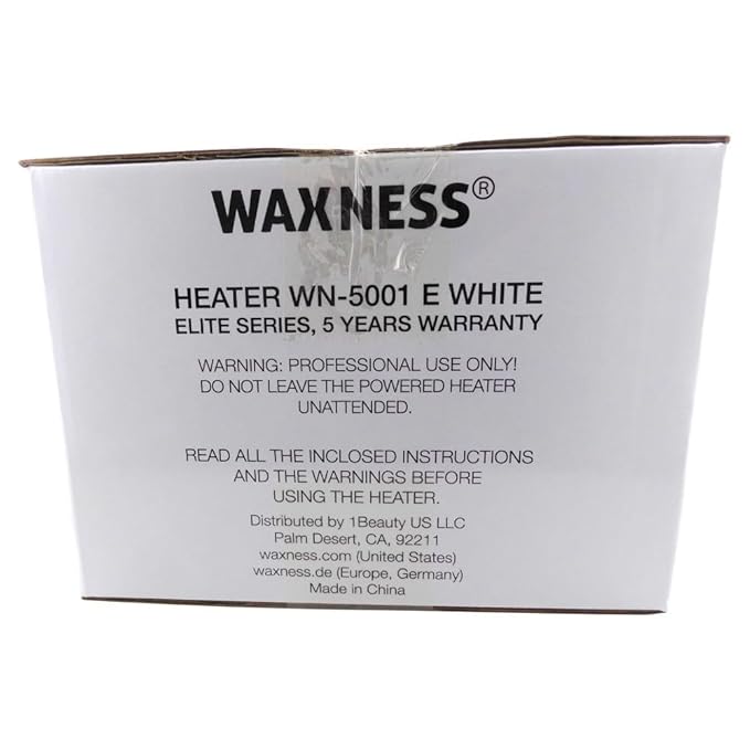 Waxness Professional Wax Heater WN-5001 White Elite-Series 1 lb - 5 Years Warranty