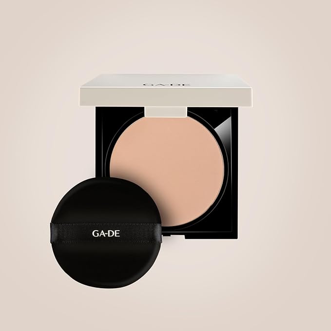 GA-DE Longevity Second Skin Pressed Powder - Face Makeup - Blurs Imperfections and Smooths Fine Lines - 507 Medium - 0.39 oz Foundation Powder