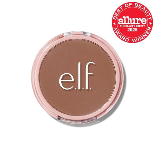 e.l.f. Halo Glow Powder Filter, Ultra-fine Finishing Powder, Smooths The Look of Pores & Fine Lines, Creates A Soft-Focus Glow, Vegan & Cruelty-Free, Rich Cool