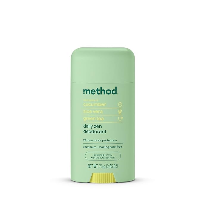 Method Deodorant, Daily Zen, Cucumber, Seaweed + Green Tea notes, 24 Hour Odor Protection, 2.65 oz