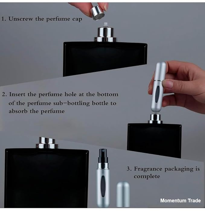 Light Blue Perfume for Women 3.3 Eau De Toilette Spray with Burlap Bag & Mini Refillable Atomiser Fresh Citrus Floral Scent, Long Lasting Fragrance, Christmas Gift for Her, Holiday Gift Female