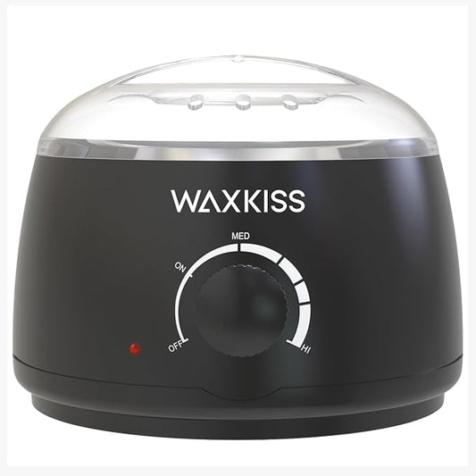 Waxkiss 14Oz Wax Warmer for Hair Removal, Professional Wax Melting Machine for Women Men With Aluminum Pot And See-Through Lid