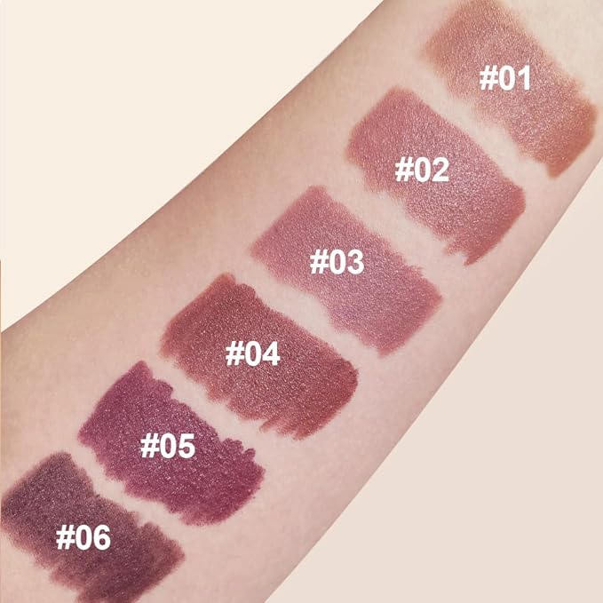 BINGBRUSH 2 in 1 Lip Liner and Lipstick Combo, Matte Lipstick Long Lasting Waterproof Lip Pencil Crayon, Smudge Proof Lip Stain,Hign Pigmented Women’s Makeup (03#Rose Mirage)