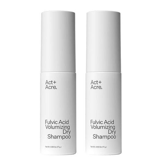 ACT+ ACRE Dry Shampoo - Plant-Based Fulvic Acid Volumizing Dry Shampoo, Unscented, Aerosol, for All Hair Types, Controls Oil and Restores Volume