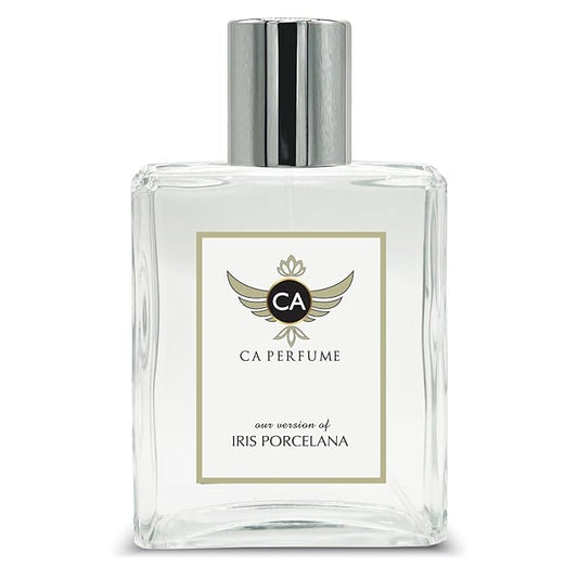 CA Perfume Impression of Iris Porcelana for Women and Men Eau De Parfum Floral Scent Long Lasting Unisex Fragrance Signature Scent for Day and Night Wear 3.4 Fl Oz 100ml