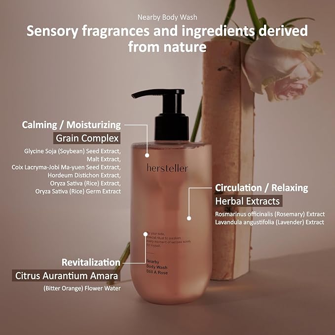 Hersteller Nearby Scented Vegan Body Wash 10.1 fl oz Moisturizing Soothing Cleanser for Dry Skin Desert Wood